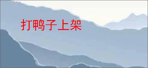 打鸭子上架