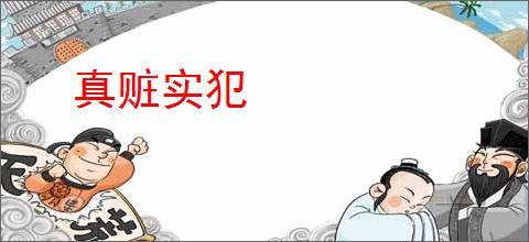 真赃实犯