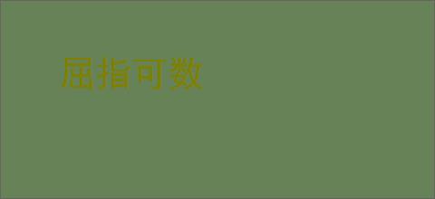 屈指可数