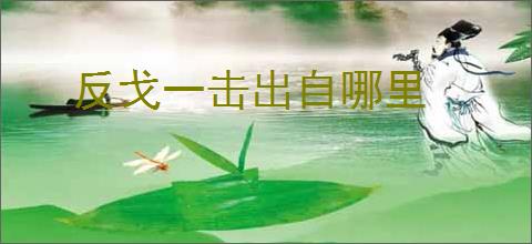 反戈一击出自哪里