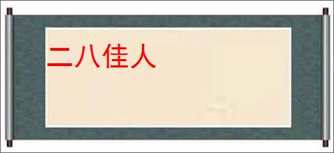 二八佳人