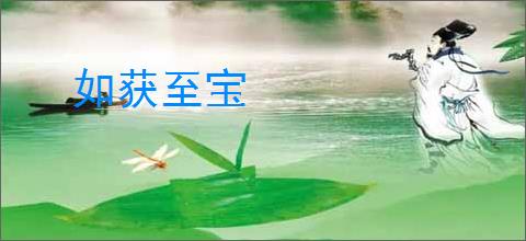 如获至宝