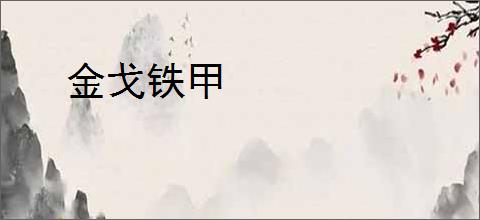 金戈铁甲