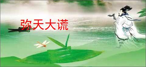 弥天大谎