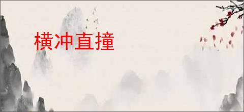 横冲直撞