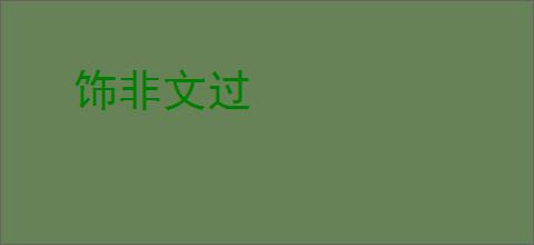 饰非文过