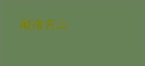 藏诸名山
